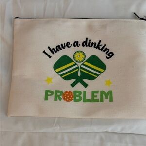 Pickleball Themed Pouch with Fun Graphic